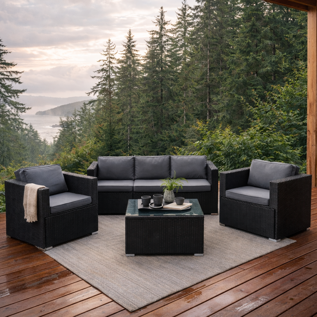 Outdoor Sofa Set, 7pc - FINAL SALE ITEM