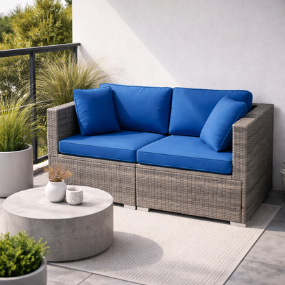 Outdoor Loveseat, 2pc - FINAL SALE ITEM
