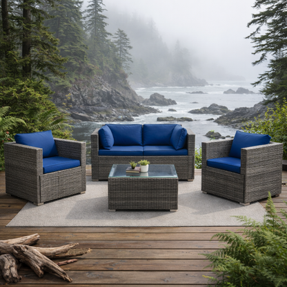 Outdoor Sofa Set, 5pc - FINAL SALE ITEM