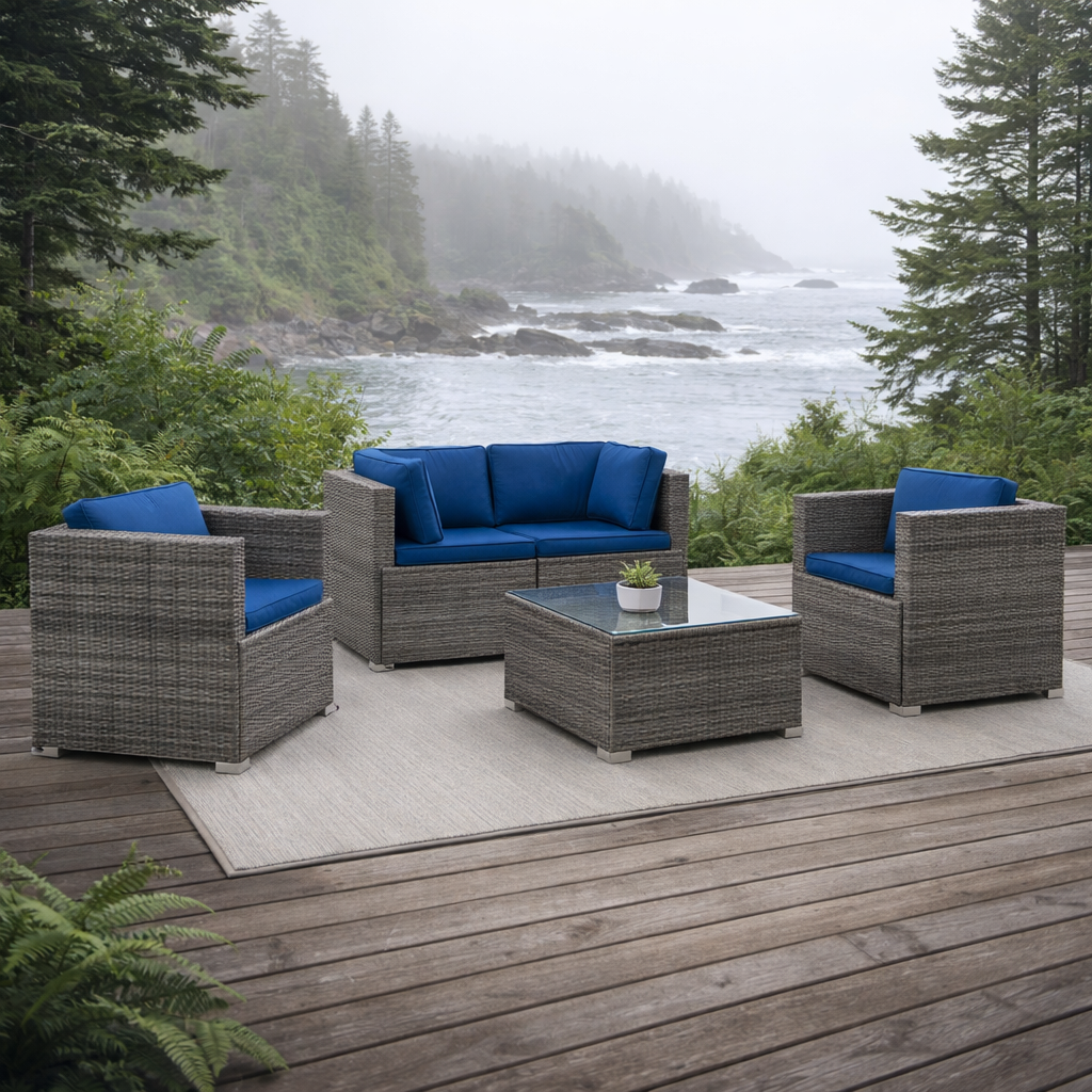 Outdoor Sofa Set, 5pc - FINAL SALE ITEM