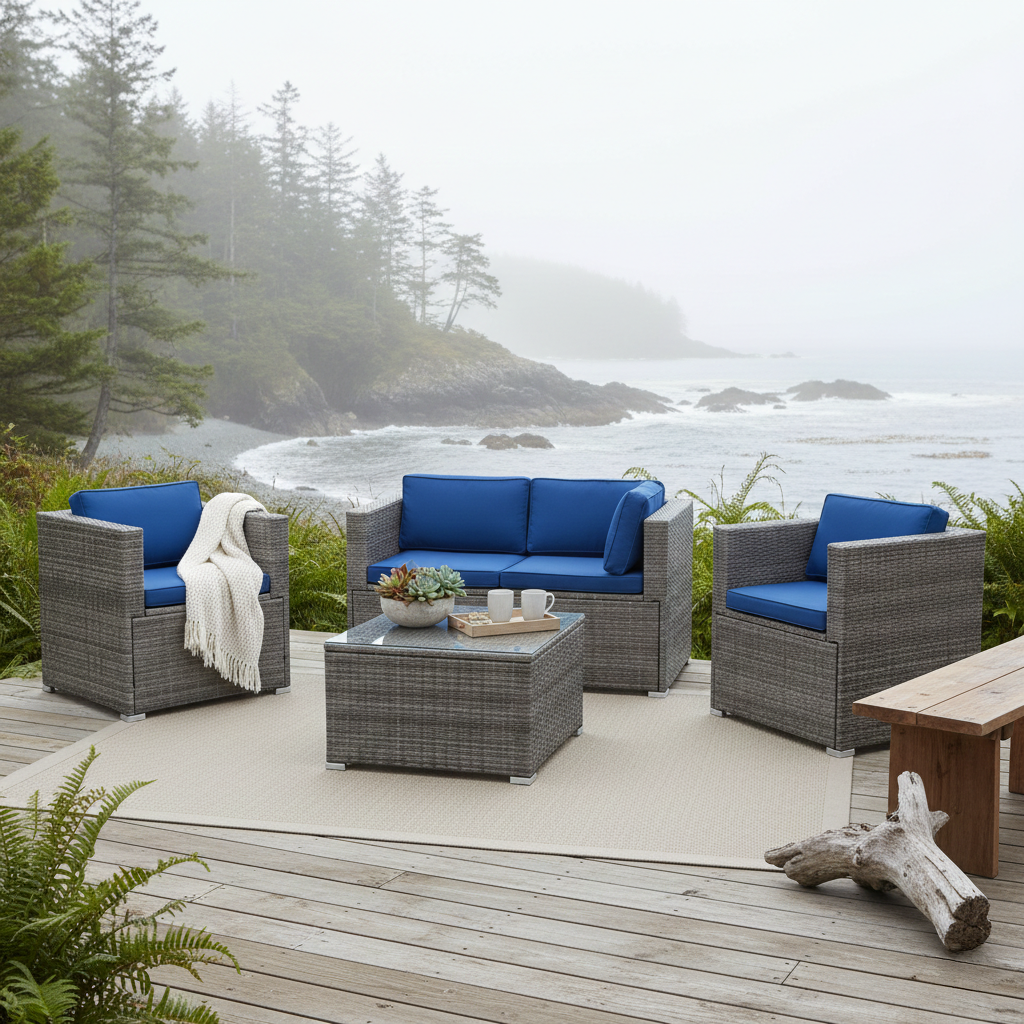 Outdoor Sofa Set, 5pc - FINAL SALE ITEM