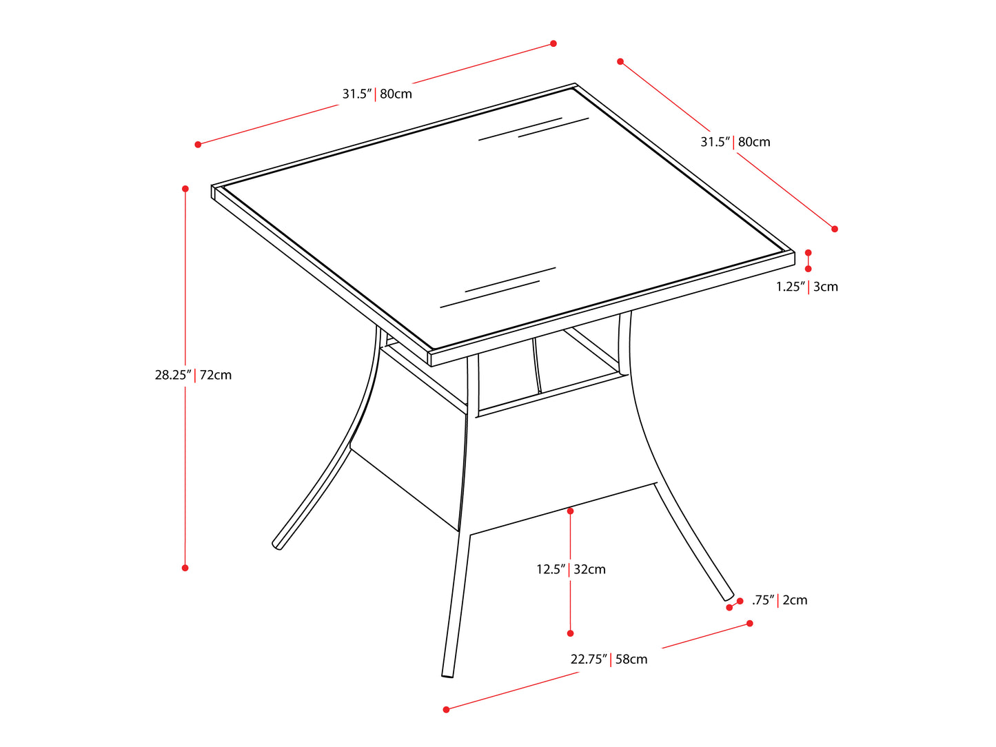 Square outdoor dining table with weather-resistant gray wicker frame, tempered glass top, and sturdy metal legs, perfect for patio or garden settings. Ideal for outdoor dining and entertaining.