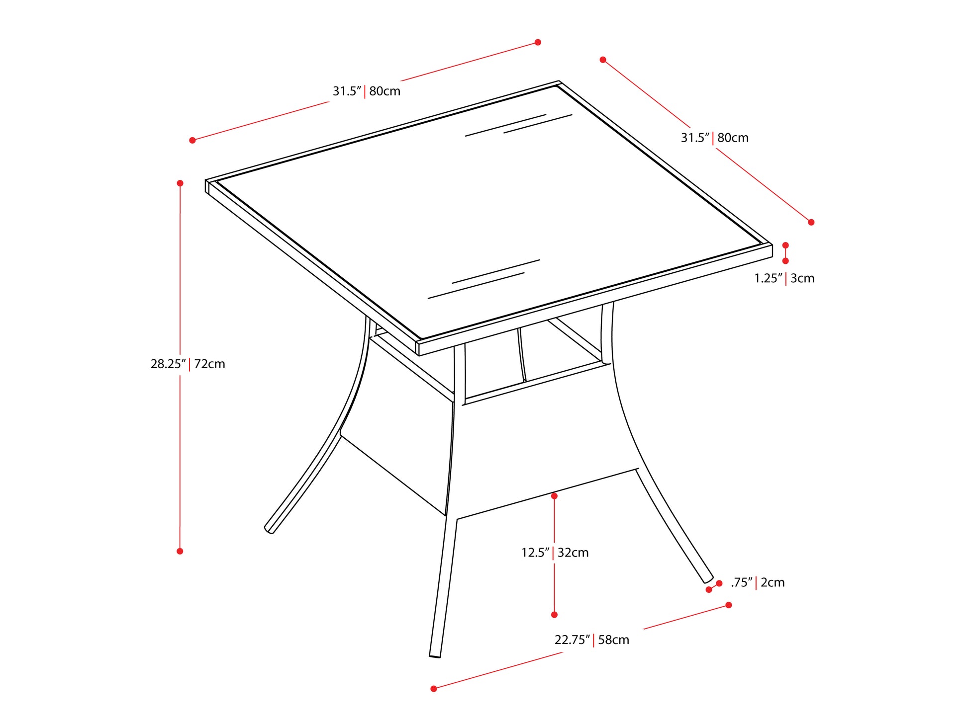 Square outdoor dining table with weather-resistant gray wicker frame, tempered glass top, and sturdy metal legs, perfect for patio or garden settings. Ideal for outdoor dining and entertaining.