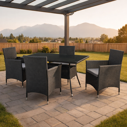 Patio Dining Set 5pc - FINAL SALE ITEM