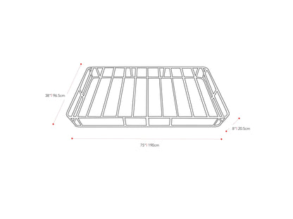 Twin / Single Box Spring, Ready-to-Assemble measurements diagram by CorLiving