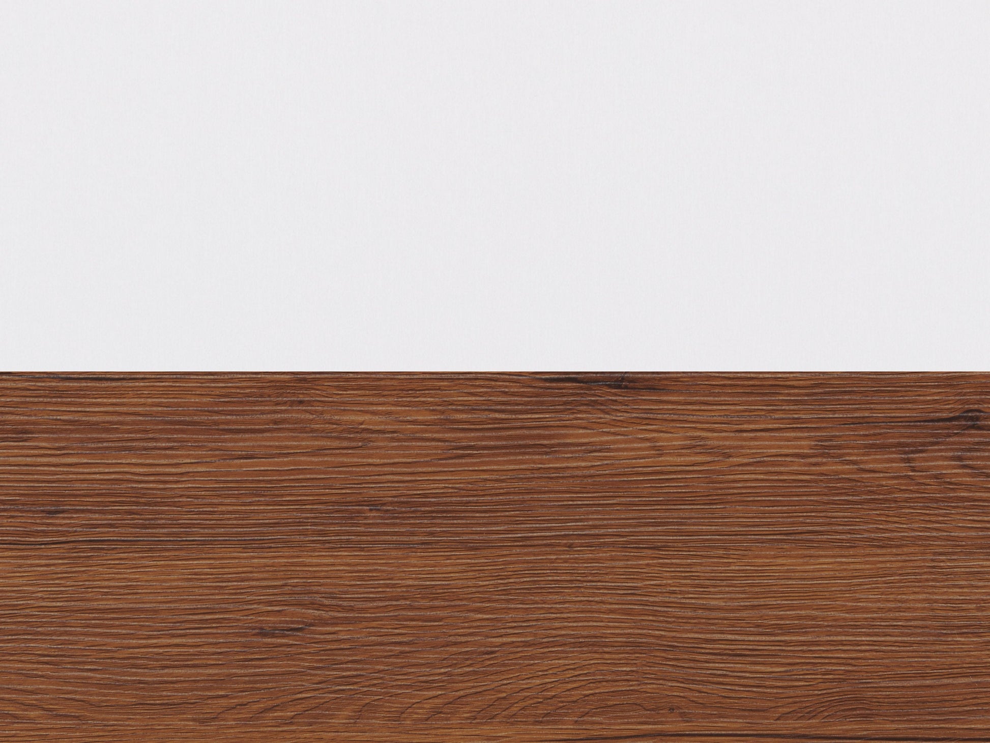 White and dark brown wood TV stand with two open shelves and two cabinets, suitable for TVs up to 68 inches. Features a modern design with a smooth finish, perfect for contemporary living rooms.