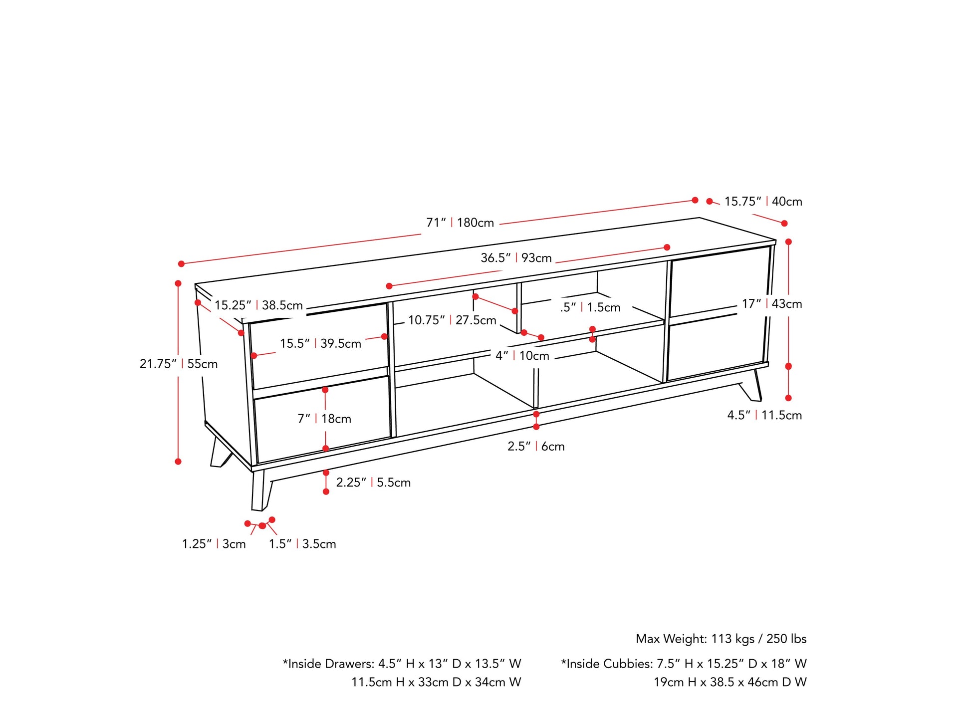 Grey modern TV stand for TVs up to 85 inches, featuring sleek lines, minimalist design, and ample storage with open shelves and cabinets. Made from durable wood with a smooth finish, perfect for contemporary living rooms.