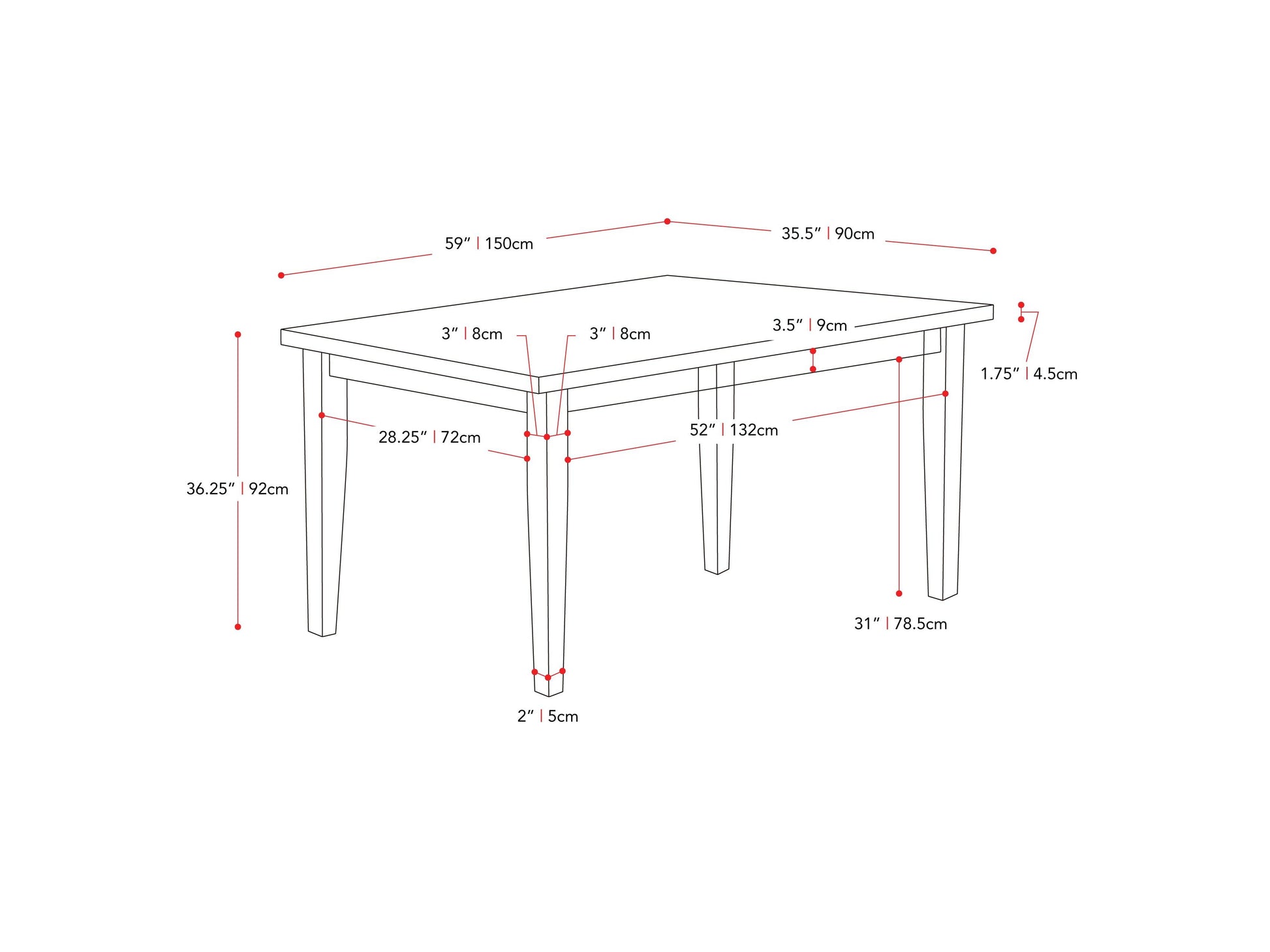 Grey wood counter height dining table with sleek rectangular design, sturdy legs, and smooth finish, perfect for modern dining rooms and kitchens.