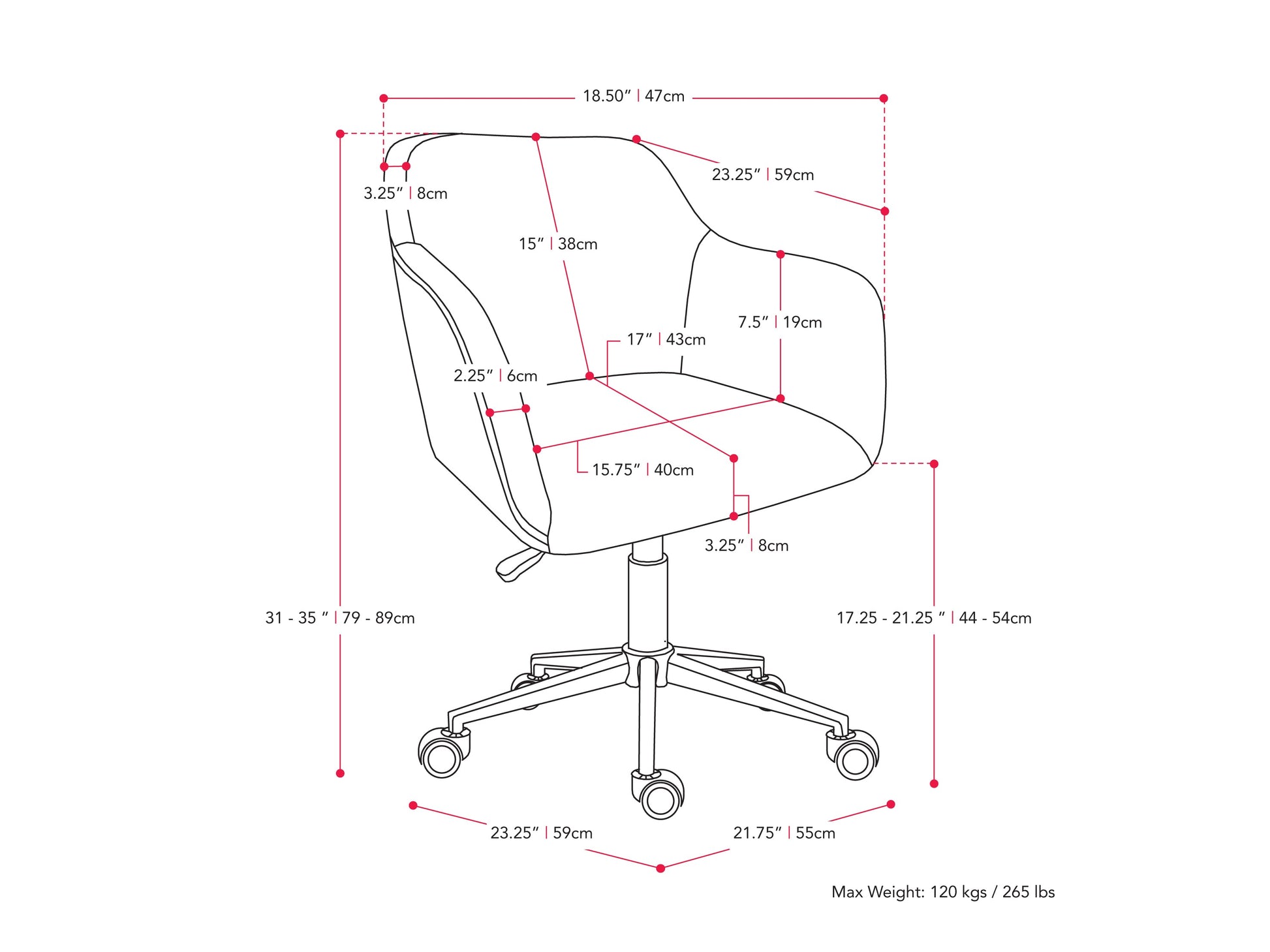 Grey office task chair with arms, ergonomic design, mesh backrest, padded seat, adjustable height, and swivel base. Ideal for home office or workspace, providing comfort and support during long working hours.