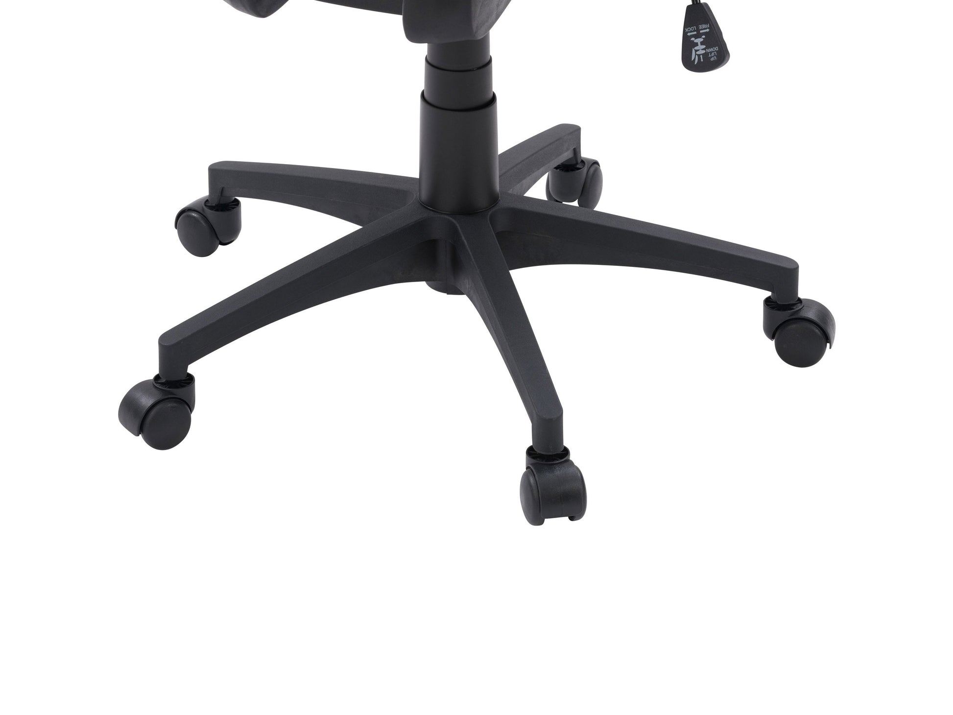Blue mesh office chair with ergonomic design, adjustable armrests, lumbar support, and a swivel base. Ideal for home or office use, providing comfort and breathability with a modern aesthetic.