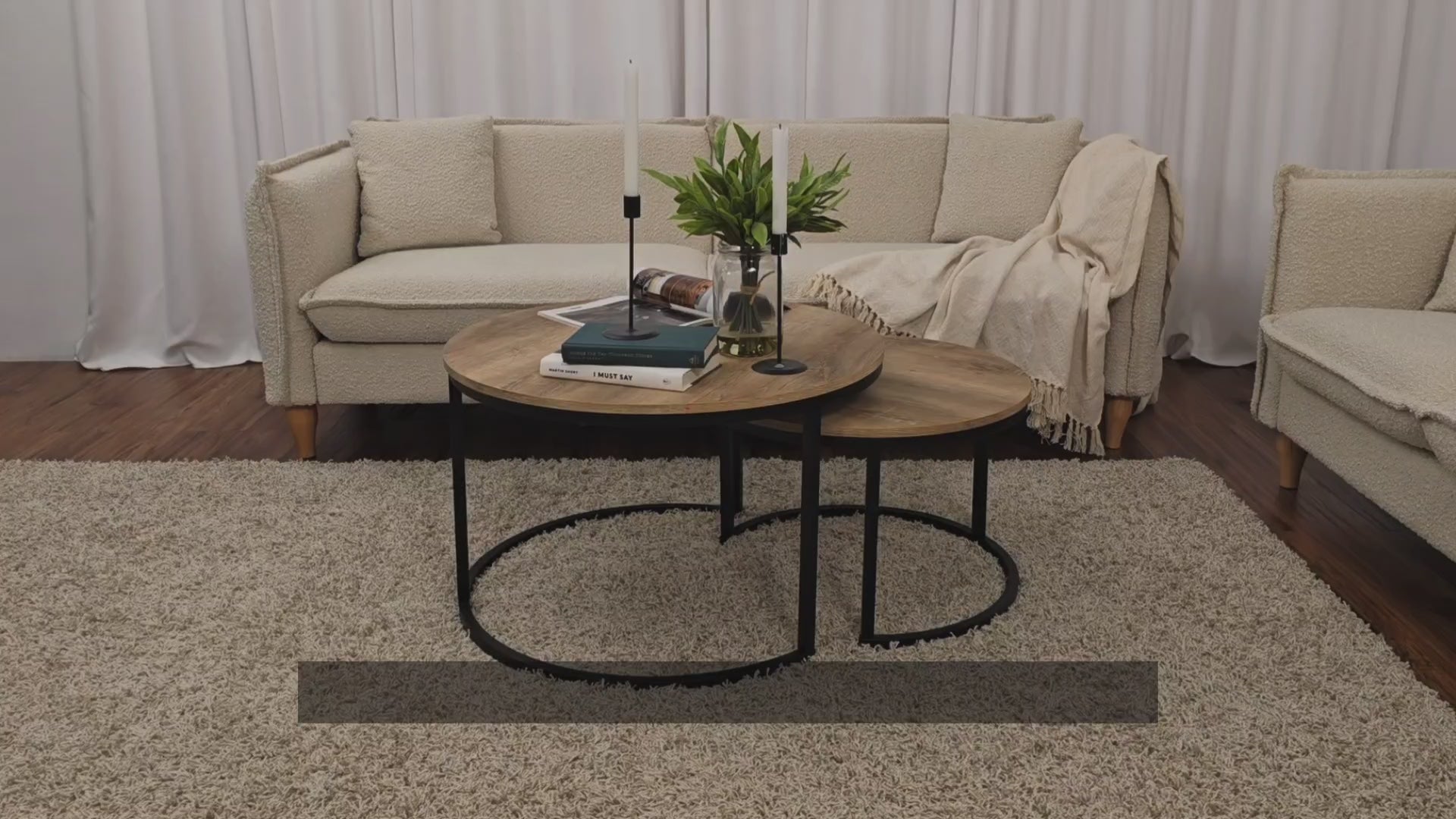 Load video: Theodore Boucle Sofa Product Video