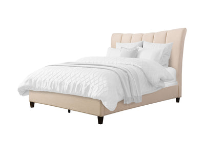cream Channel Tufted King Bed Rosewell Collection product image by CorLiving#color_cream