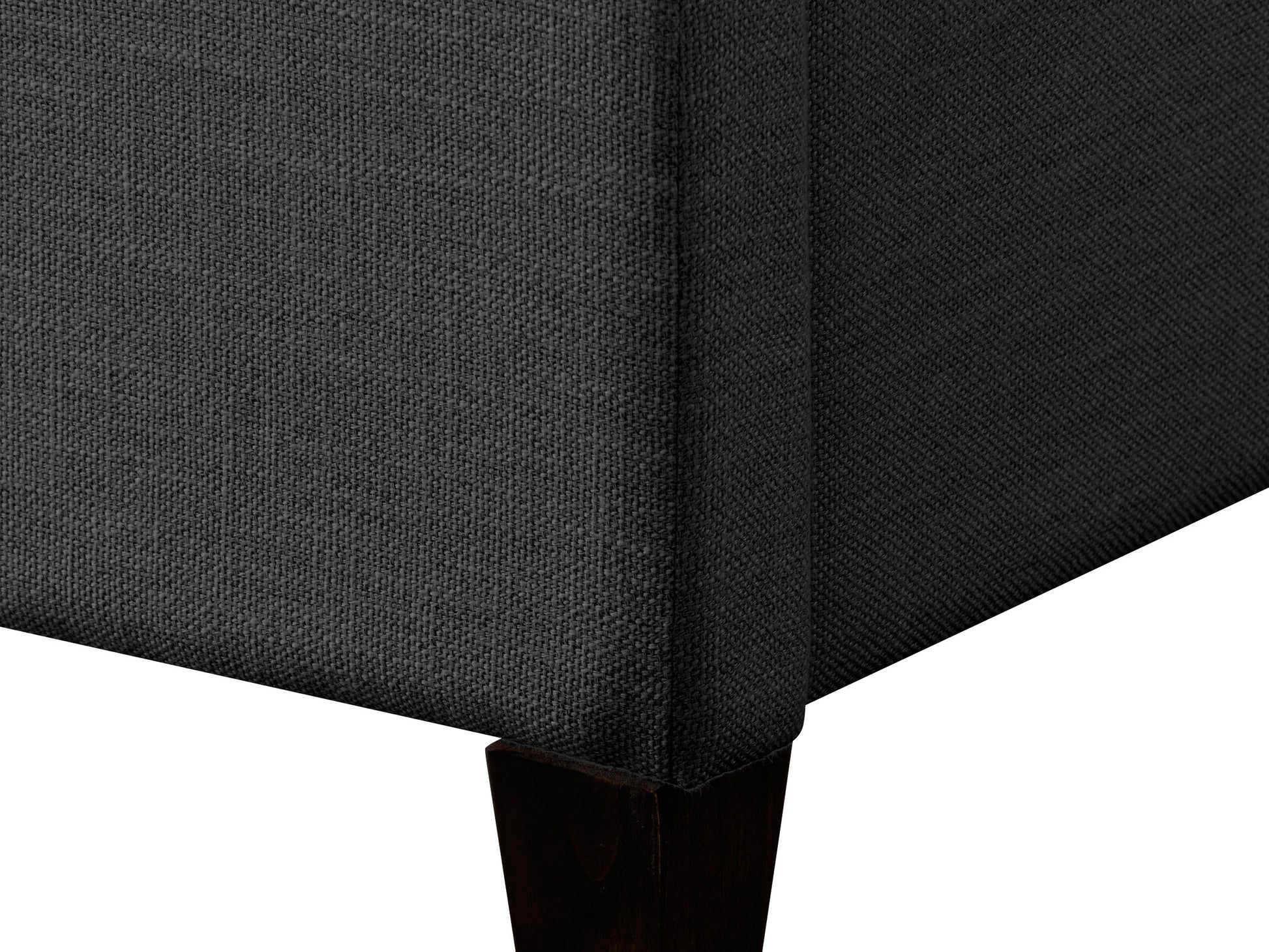Channel tufted double/full bed in light gray velvet upholstery with elegant vertical stitching, plush headboard, and sturdy wood frame. Perfect for modern bedrooms seeking a blend of comfort and style.