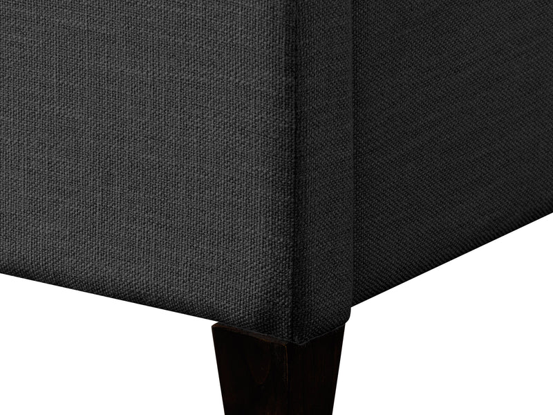 dark grey Channel Tufted Double / Full Bed Rosewell Collection detail image by CorLiving
