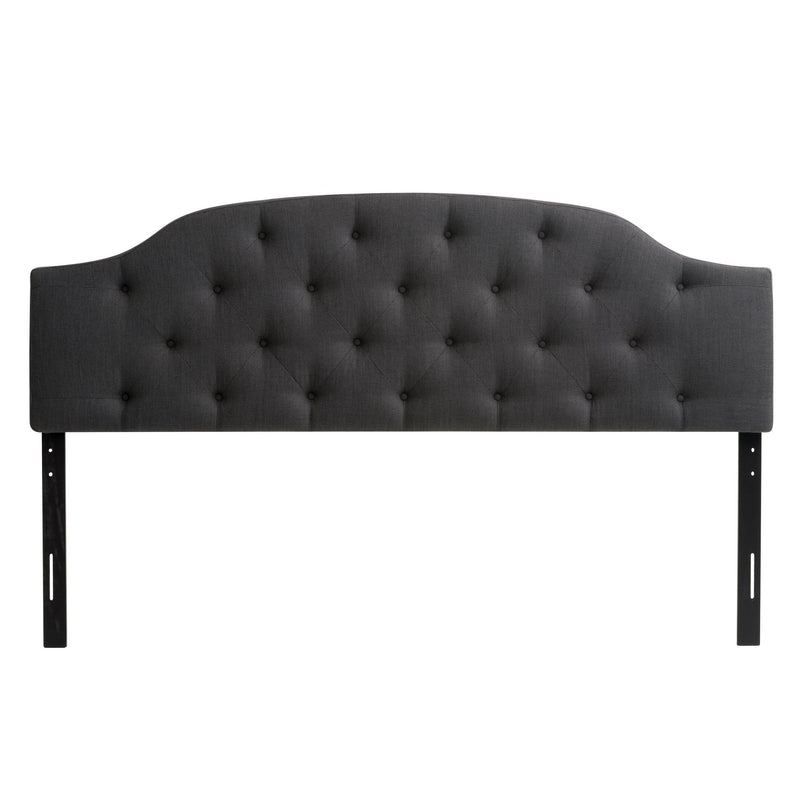 dark grey Diamond Tufted Headboard, King Calera Collection product image by CorLiving