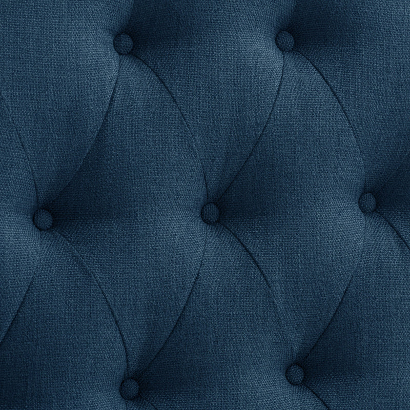 navy blue Diamond Tufted Headboard, Full / Double Calera Collection detail image by CorLiving