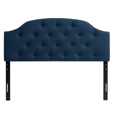 navy blue Diamond Tufted Headboard, Full / Double Calera Collection product image by CorLiving#color_navy-blue