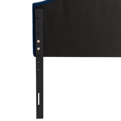 navy blue Diamond Tufted Headboard, Queen Calera Collection detail image by CorLiving#color_navy-blue