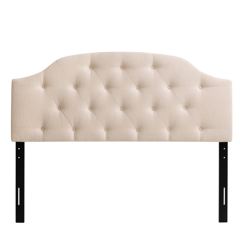 cream Diamond Tufted Headboard, Full / Double Calera Collection product image by CorLiving