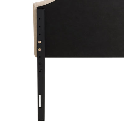 cream Diamond Tufted Headboard, Queen Calera Collection detail image by CorLiving#color_cream