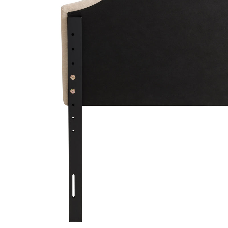 cream Diamond Tufted Headboard, Queen Calera Collection detail image by CorLiving