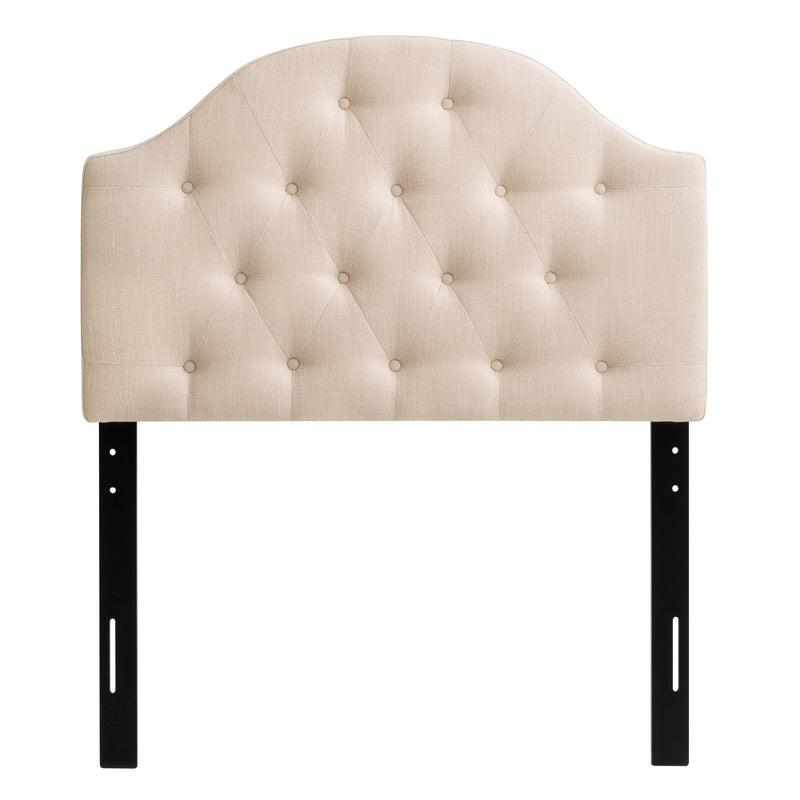 cream Diamond Tufted Headboard, Twin / Single Calera Collection product image by CorLiving
