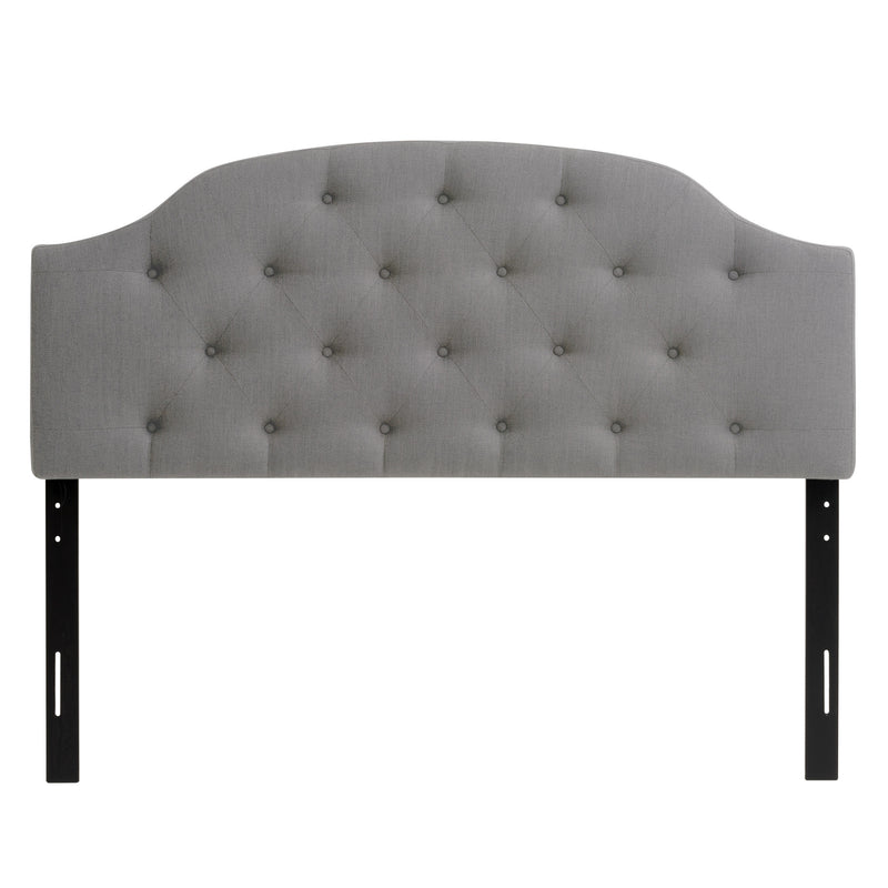 light grey Diamond Tufted Headboard, Full / Double Calera Collection product image by CorLiving