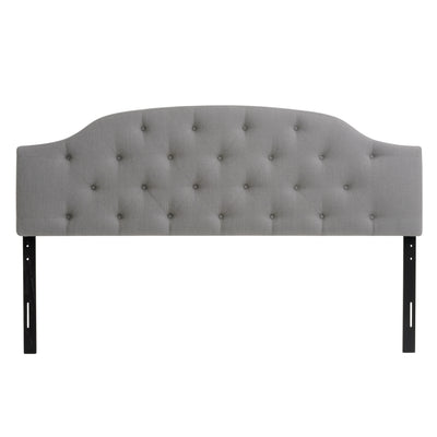 light grey Diamond Tufted Headboard, King Calera Collection product image by CorLiving#color_light-grey