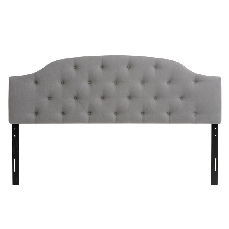 light grey Diamond Tufted Headboard, King Calera Collection product image by CorLiving