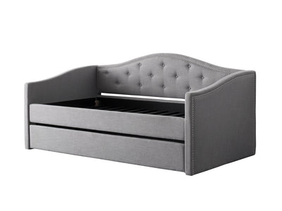 grey Twin Daybed with Trundle Amara Collection product image by CorLiving#color_grey