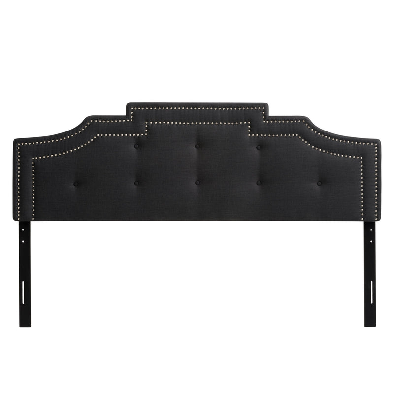 dark grey Padded Headboard, King Aspen Collection product image by CorLiving