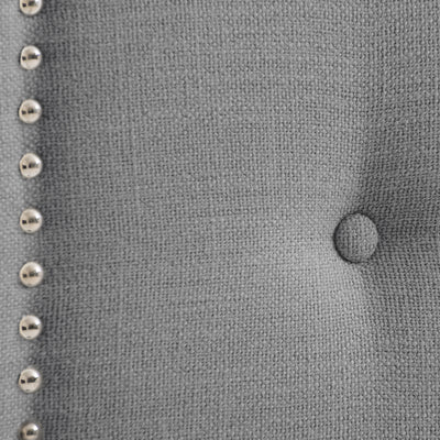 light grey Padded Headboard, King Aspen Collection detail image by CorLiving#color_light-grey