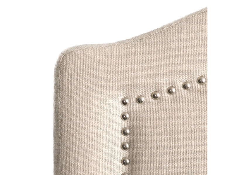 cream Twin / Single Bed Maeve Collection detail image by CorLiving