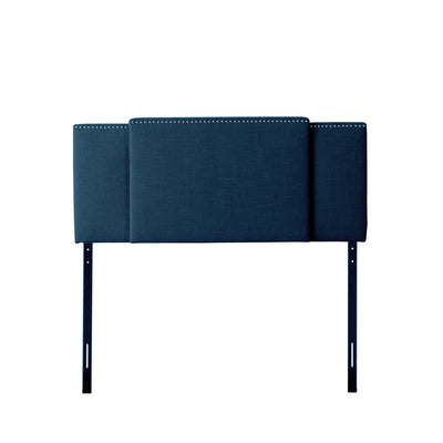 navy blue Expandable Headboard, Full / Queen / King Mia Collection product image by CorLiving#color_navy-blue