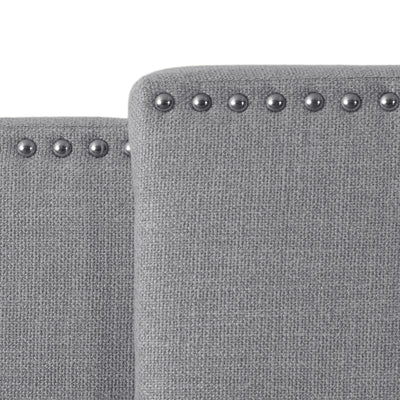 grey Expandable Headboard, Full / Queen / King Mia Collection detail image by CorLiving#color_grey