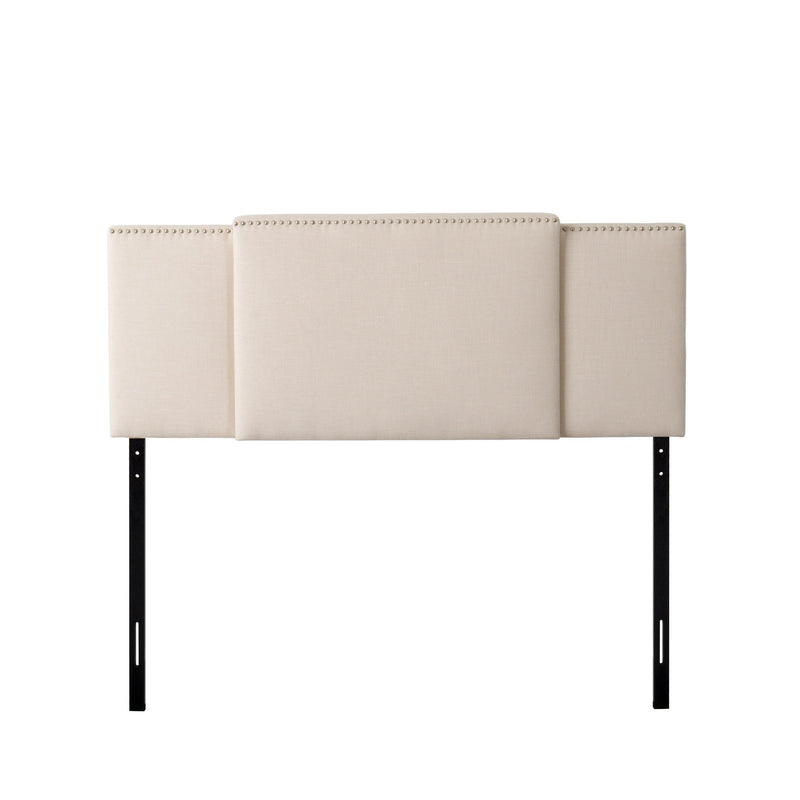 cream Expandable Headboard, Full / Queen / King Mia Collection product image by CorLiving