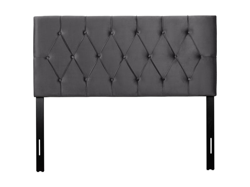 dark grey Velvet Headboard, Full / Double Catalina Collection product image by CorLiving