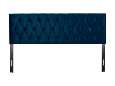 navy blue Velvet Headboard, King Catalina Collection product image by CorLiving#color_navy-blue