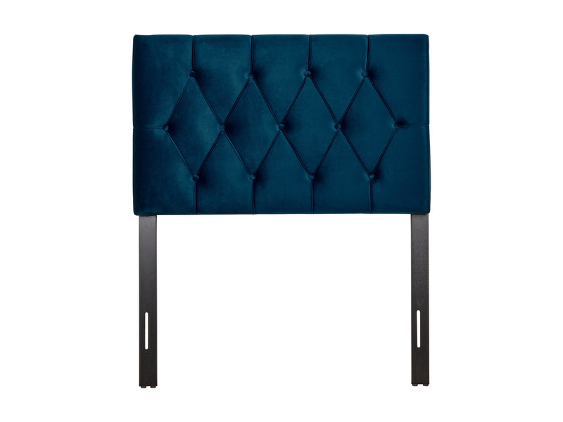 navy blue Velvet Headboard, Twin / Single Catalina Collection product image by CorLiving