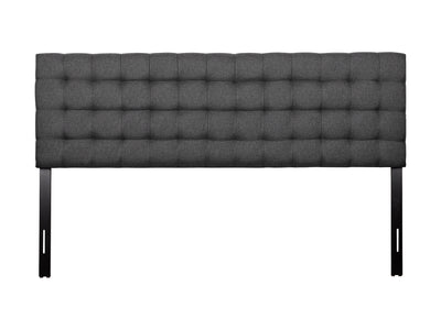grey Modern Headboard, King Valencia Collection product image by CorLiving#color_grey