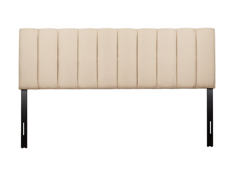 cream Panel Headboard, King Helena Collection product image by CorLiving