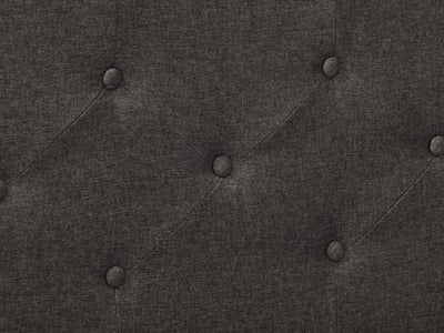 dark grey Button Tufted Double / Full Bed Nova Ridge Collection detail image by CorLiving#color_nova-ridge-dark-grey