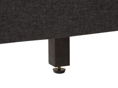 dark grey Button Tufted Double / Full Bed Nova Ridge Collection detail image by CorLiving#color_nova-ridge-dark-grey