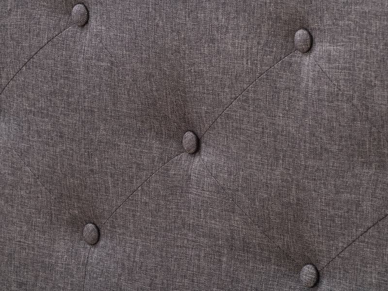 dark grey Button Tufted King Bed Nova Ridge Collection detail image by CorLiving