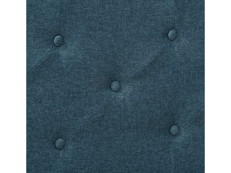 ocean blue Button Tufted Double / Full Bed Nova Ridge Collection detail image by CorLiving