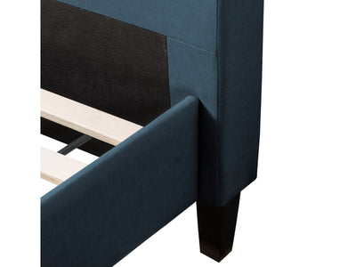 ocean blue Button Tufted Double / Full Bed Nova Ridge Collection detail image by CorLiving#color_nova-ridge-ocean-blue