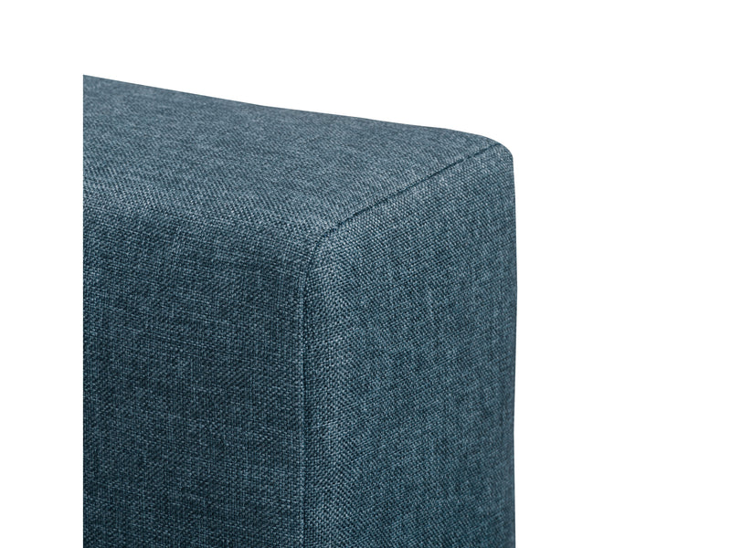 ocean blue Button Tufted Twin / Single Bed Nova Ridge Collection detail image by CorLiving