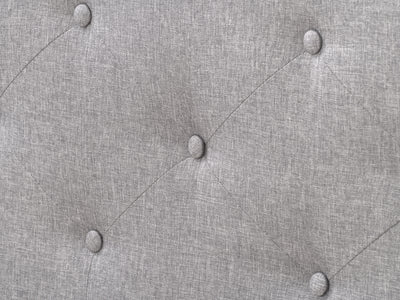 light grey Button Tufted King Bed Nova Ridge Collection detail image by CorLiving#color_nova-ridge-light-grey