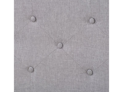 light grey Button Tufted Twin / Single Bed Nova Ridge Collection detail image by CorLiving#color_nova-ridge-light-grey