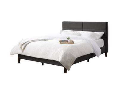 dark grey Upholstered Queen Bed Bellevue Collection product image by CorLiving#color_bellevue-dark-grey